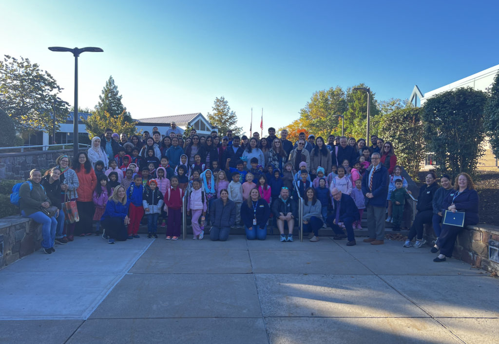 National Walk to School Day at Town Center