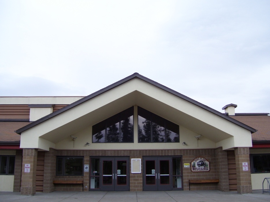 front of school