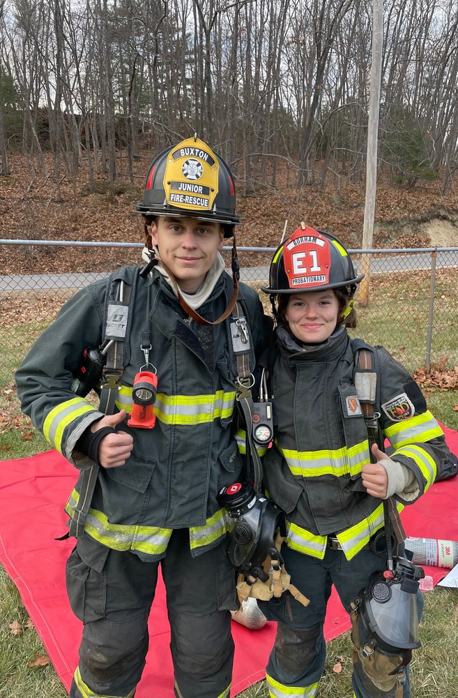 Celebration... Two Students Passed Their FireFighting State Exam