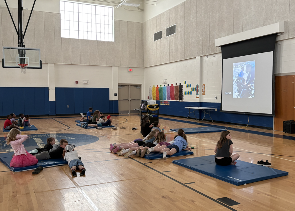 Students Watching Variety Show