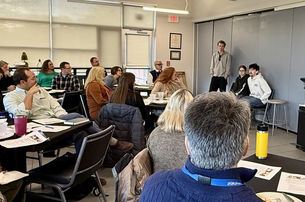 Electricity students speak at RAC meeting