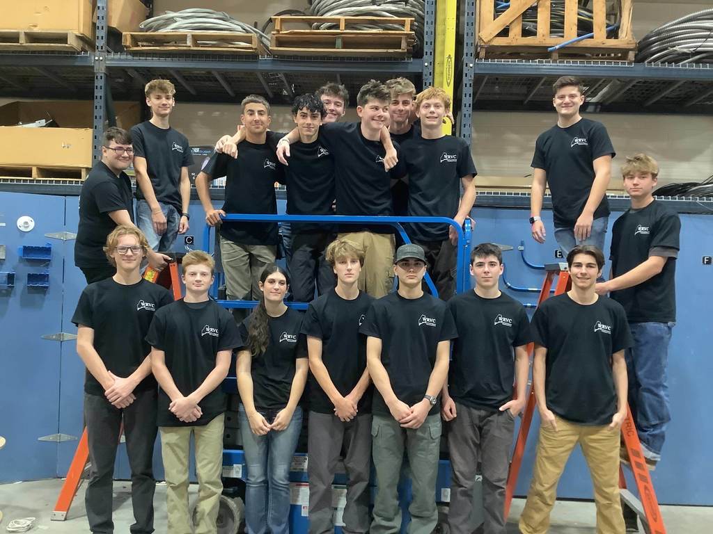 Electricity students rocking new uniforms!