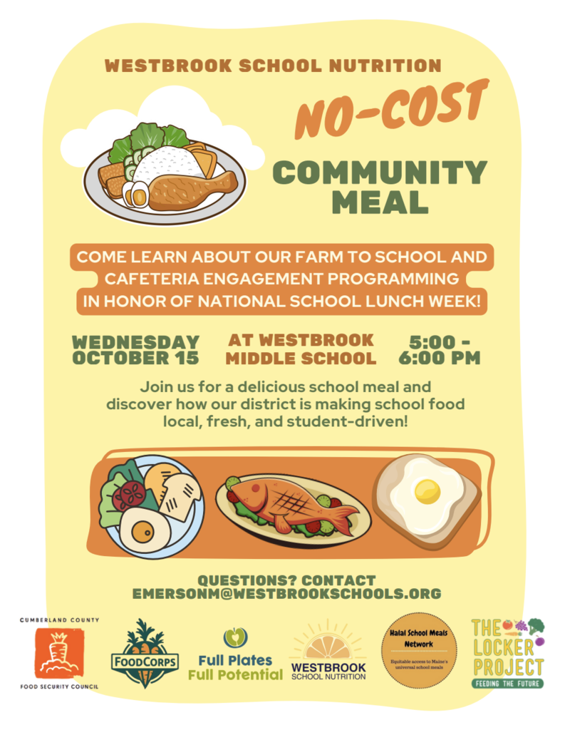 Community Meal Flyer