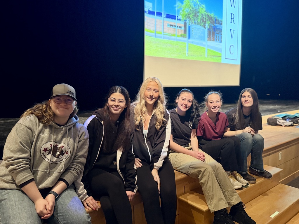 WHS/WRVC student speakers at today's WHS Recruitment Presentation