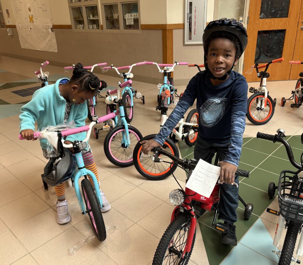 kids on bikes