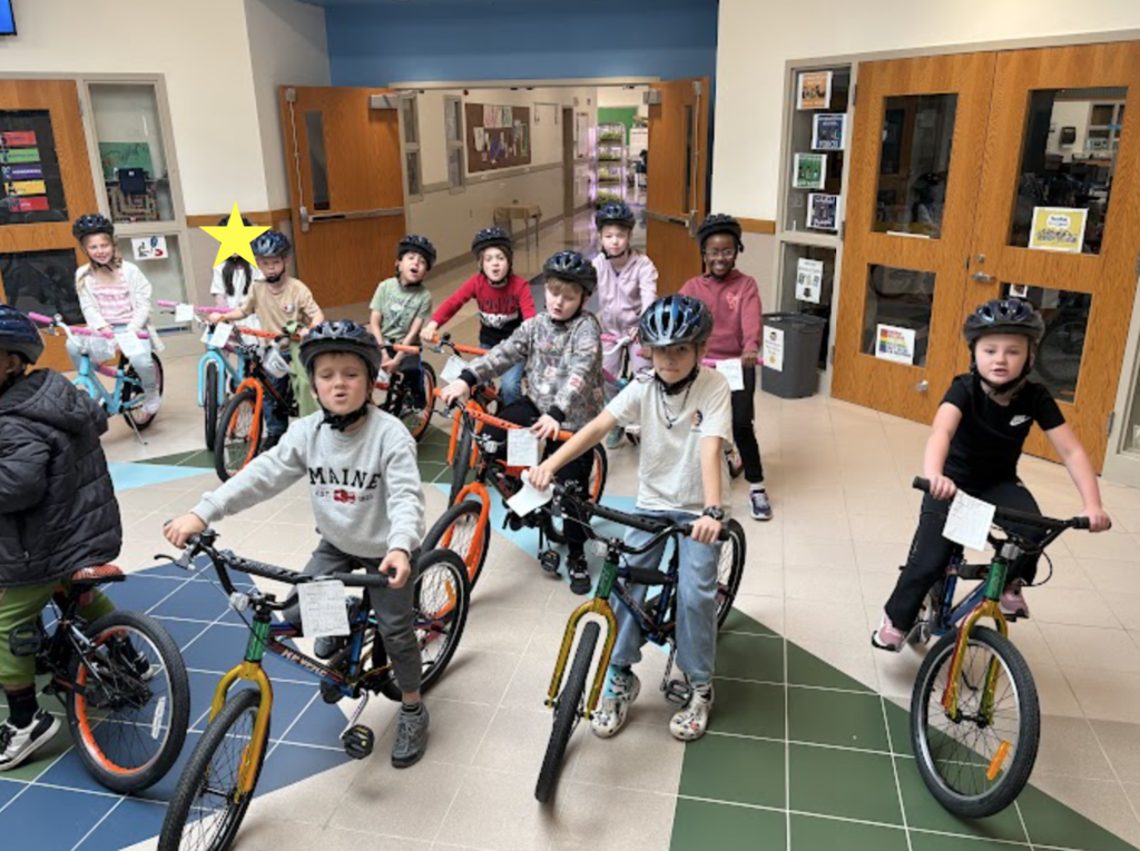kids on bikes