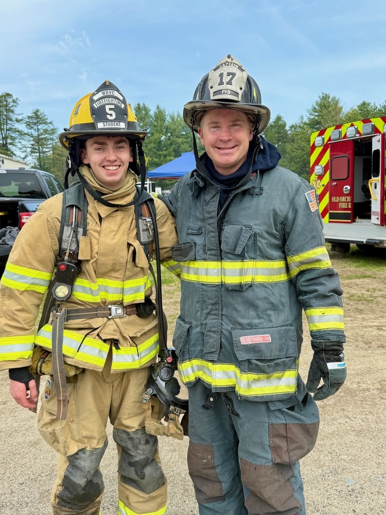 Father and Son (Krum) enjoying the live burn adventures together!