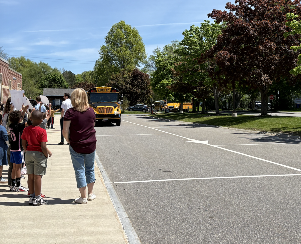 Welcoming back buses