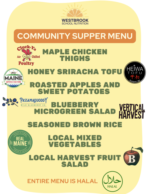 Community Supper Menu