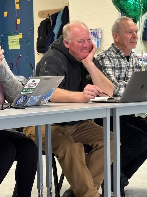 Mr. Nygren learning about being the TOY