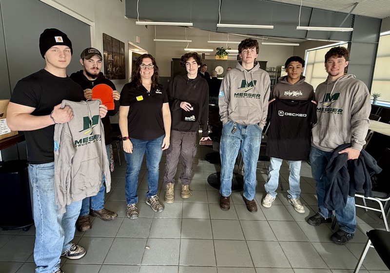 Messer Truck & Van giving out swag!