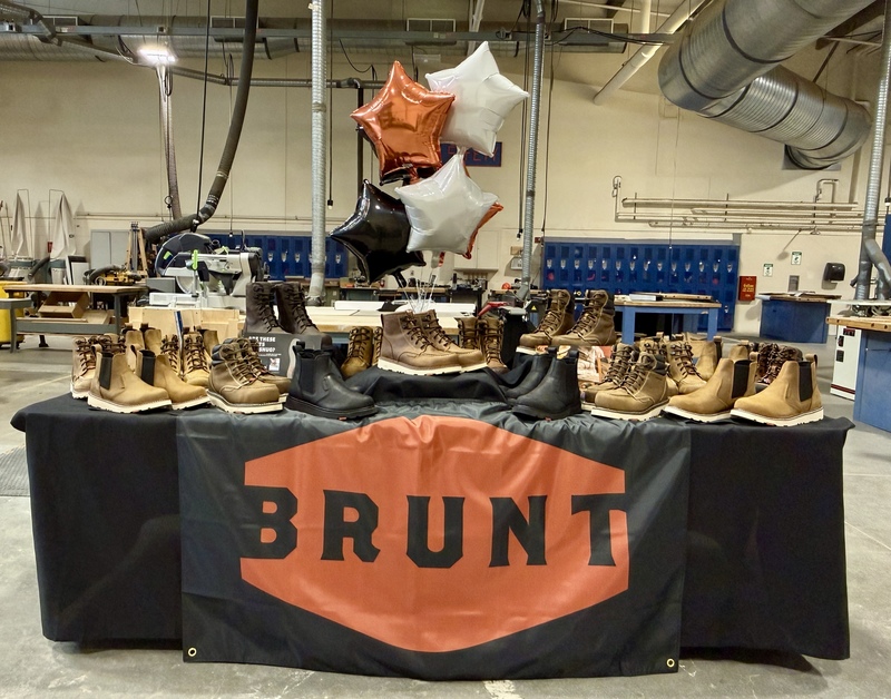 BRUNT Workwear Donates 120+ Pairs of Boots to Support WRVC Students in the Trades