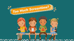 Kids on phones
