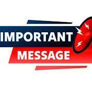 image saying Important Message