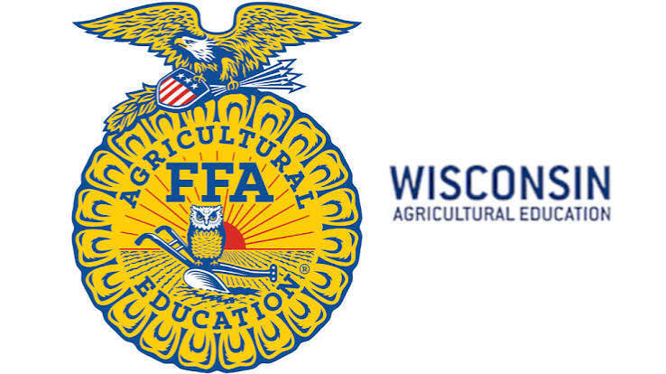 Image of Wisconsin FFA button for the State of Wisconsin