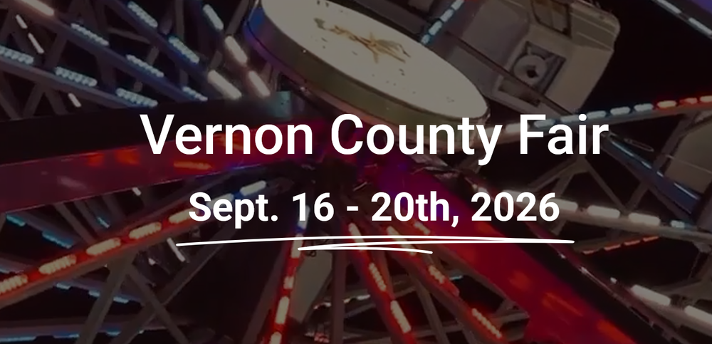 Image of Vernon County Fair dates for 2026