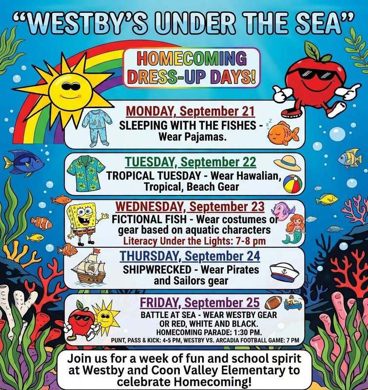 image of Elementary School Dress Up days for homecoming 2026