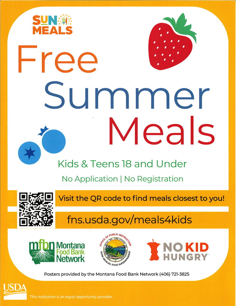 Free Summer Meal flyer
