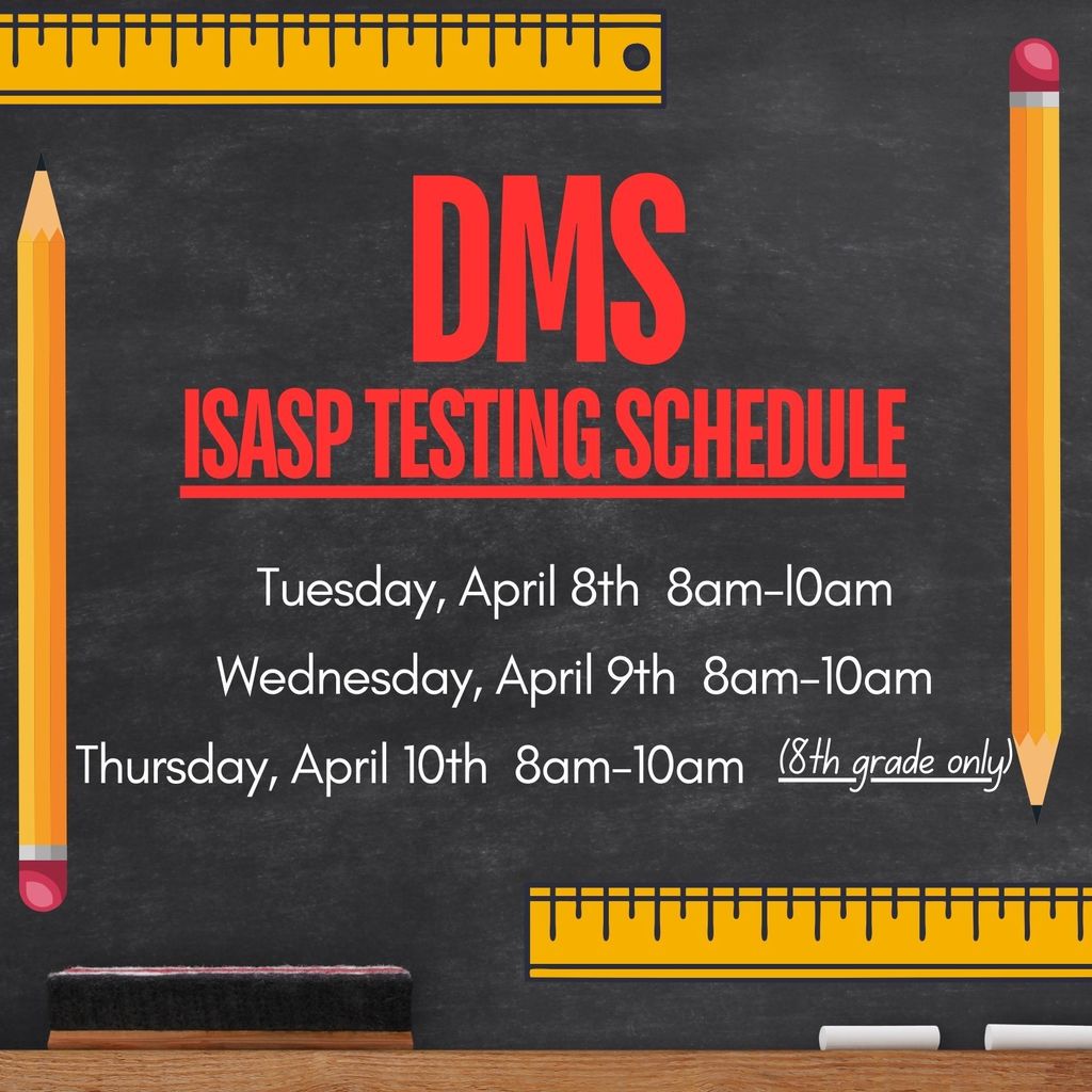 ISASP Testing Schedule