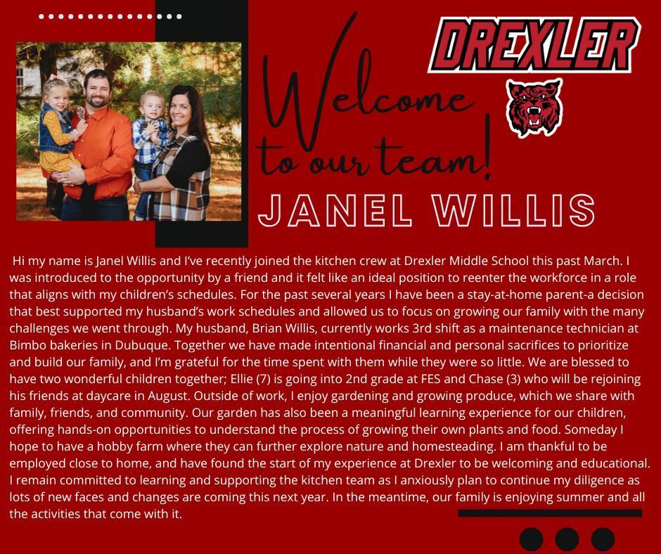 Welcome to DMS Janel!