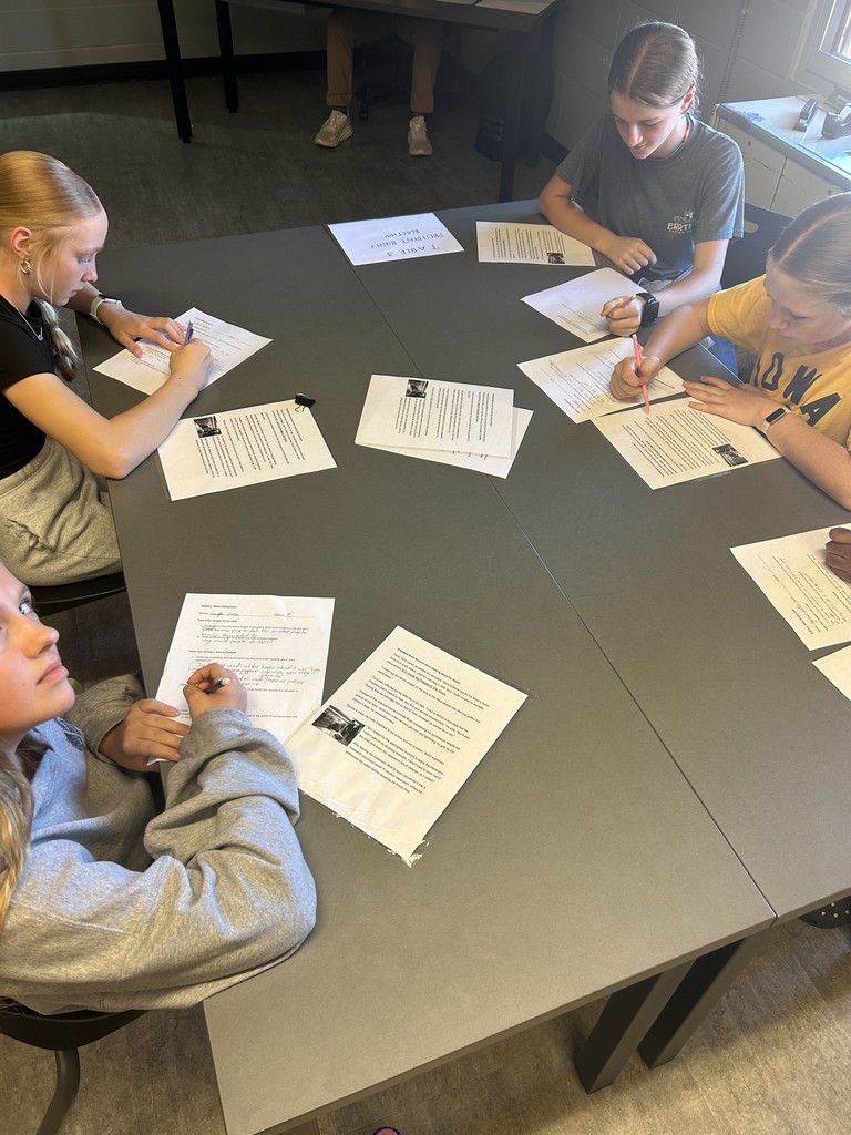 7th grade SS learning about 9/11
