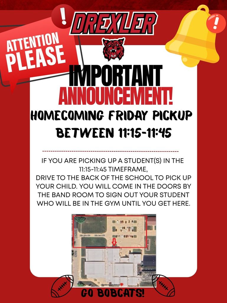 Hoco Friday Pickup Info