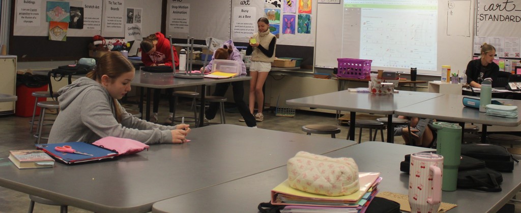 On Fridays, students get to sign up for a "Bobcat Club" pertaining to something that interests them. 