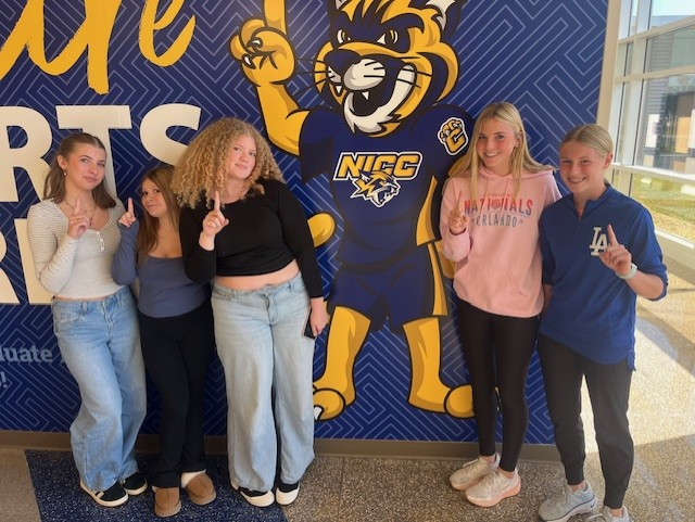 8th graders went to NICC for a Career Fair