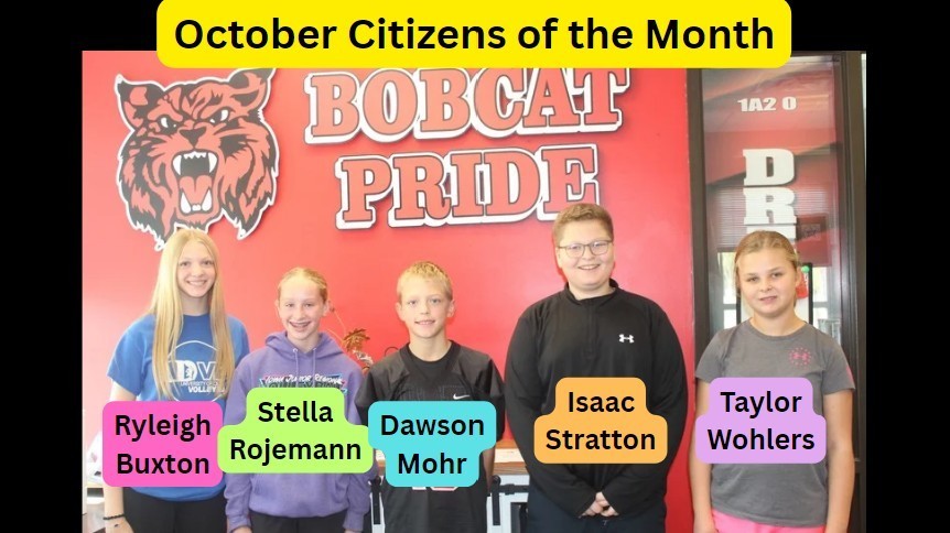 October's "Students of the Month"