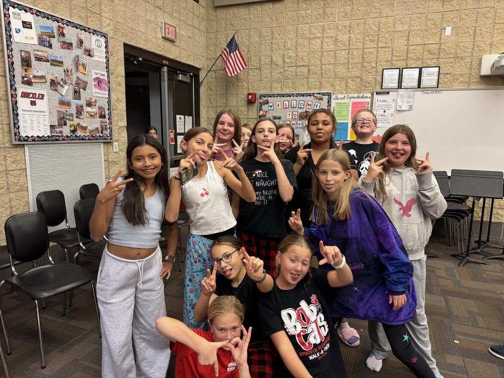 6th graders at our first ever Band Movie Night!