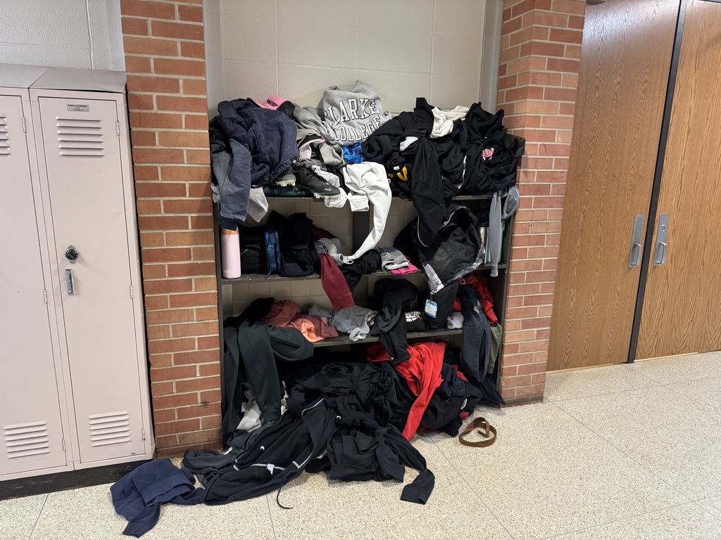 Please have your student check the lost and found!