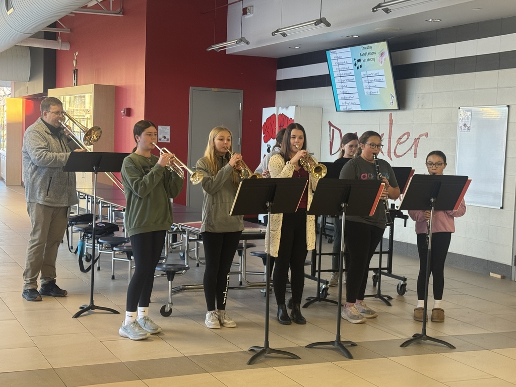 The "12 Days of Band-mas" brings Christmas joy and holiday cheer to our DMS halls each morning!