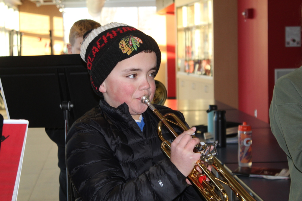 The "12 Days of Band-mas" brings Christmas joy and holiday cheer to our DMS halls each morning!