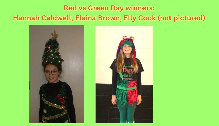 Wednesday's Dress up day winners