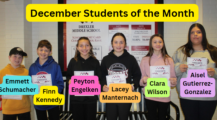 December 2025 Students of the Month