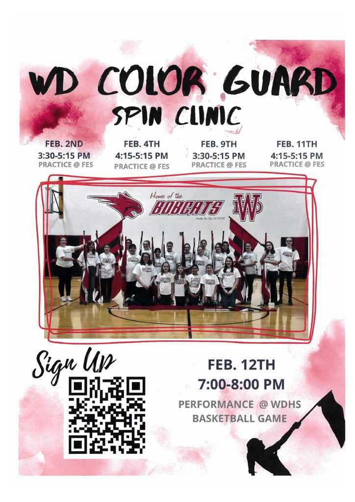 DMS Color Guard Spin Clinic Information