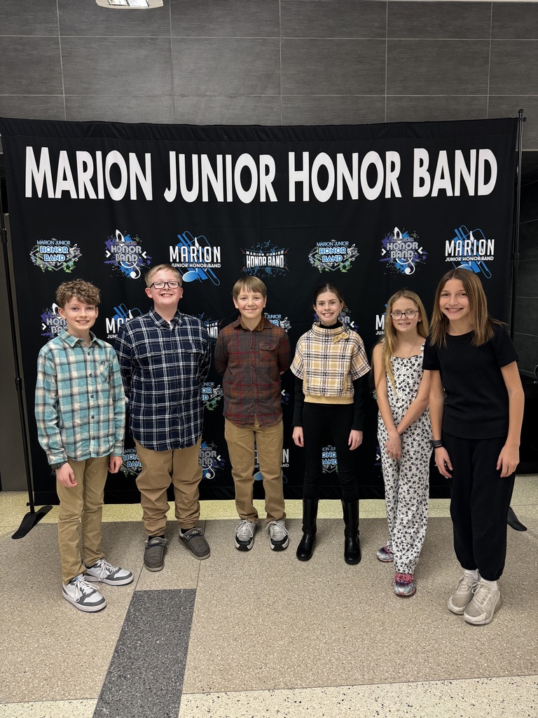 Students at the Marion Honor Band