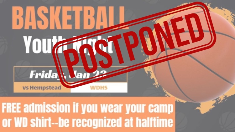 Youth Boys Bball night will now be Tuesday, February 3rd