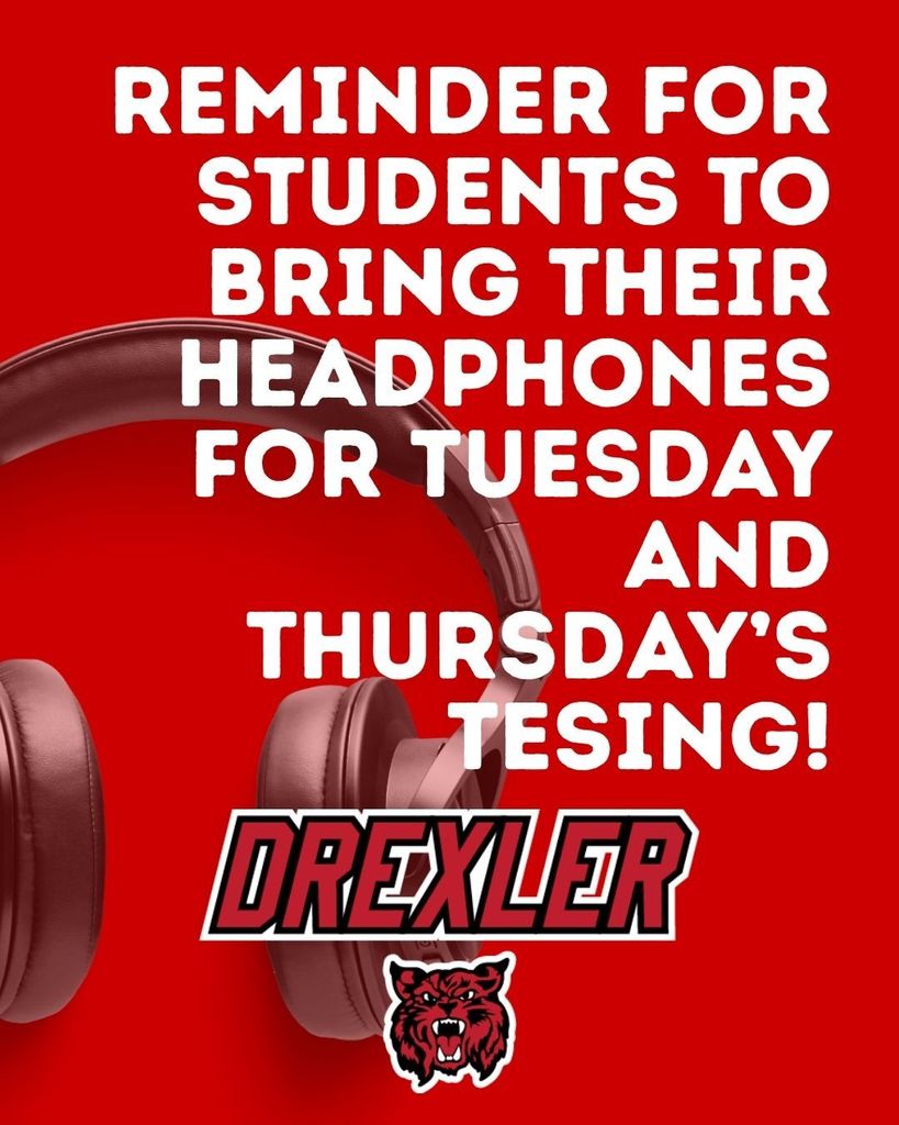 Middle Schoolers should bring headphones on 1/27 and 1/28