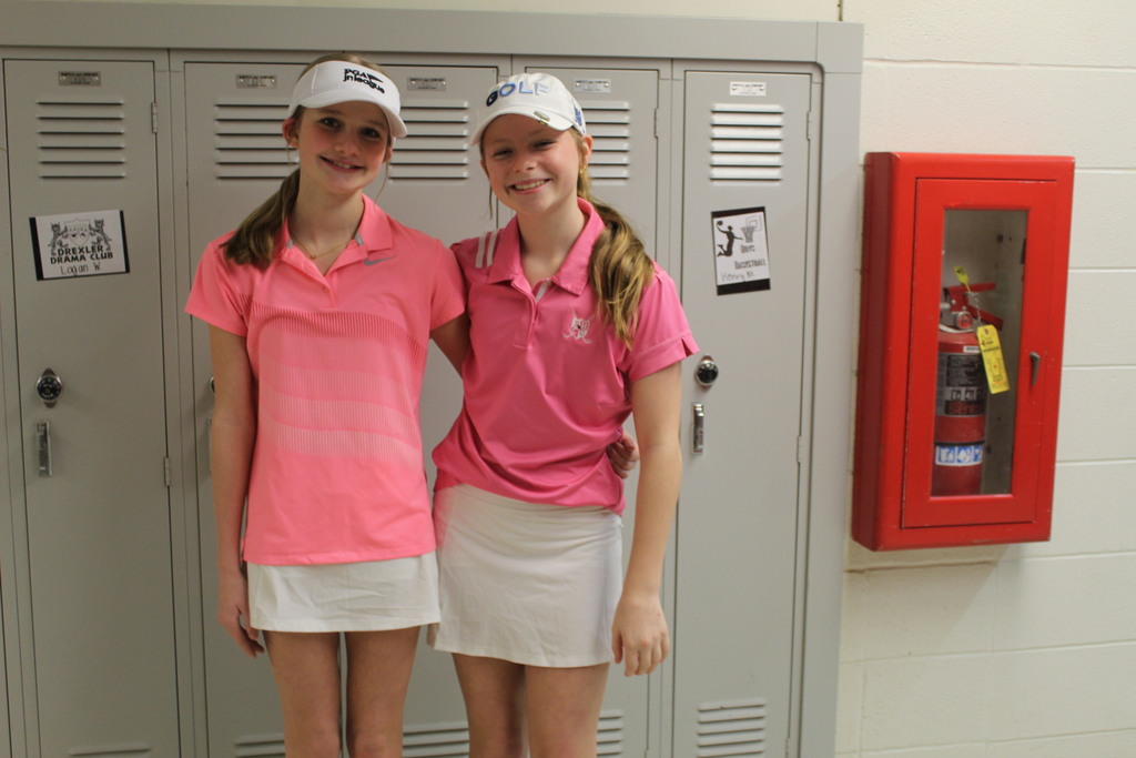 Today's dress up theme is Country vs Country Club Day. Students dressed up as a country person or they dressed up as a golfer in golf Apparel. Students are having fun dressing up this week!  Tomorrow is Mom vs Dad day.  (written by: Hailey, Lia, Lucy)  