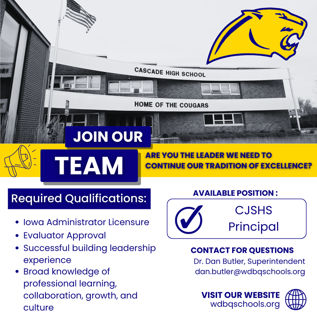 CJSHS - Principal Posting