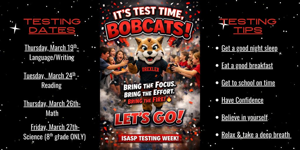 Great job testing today DMS!