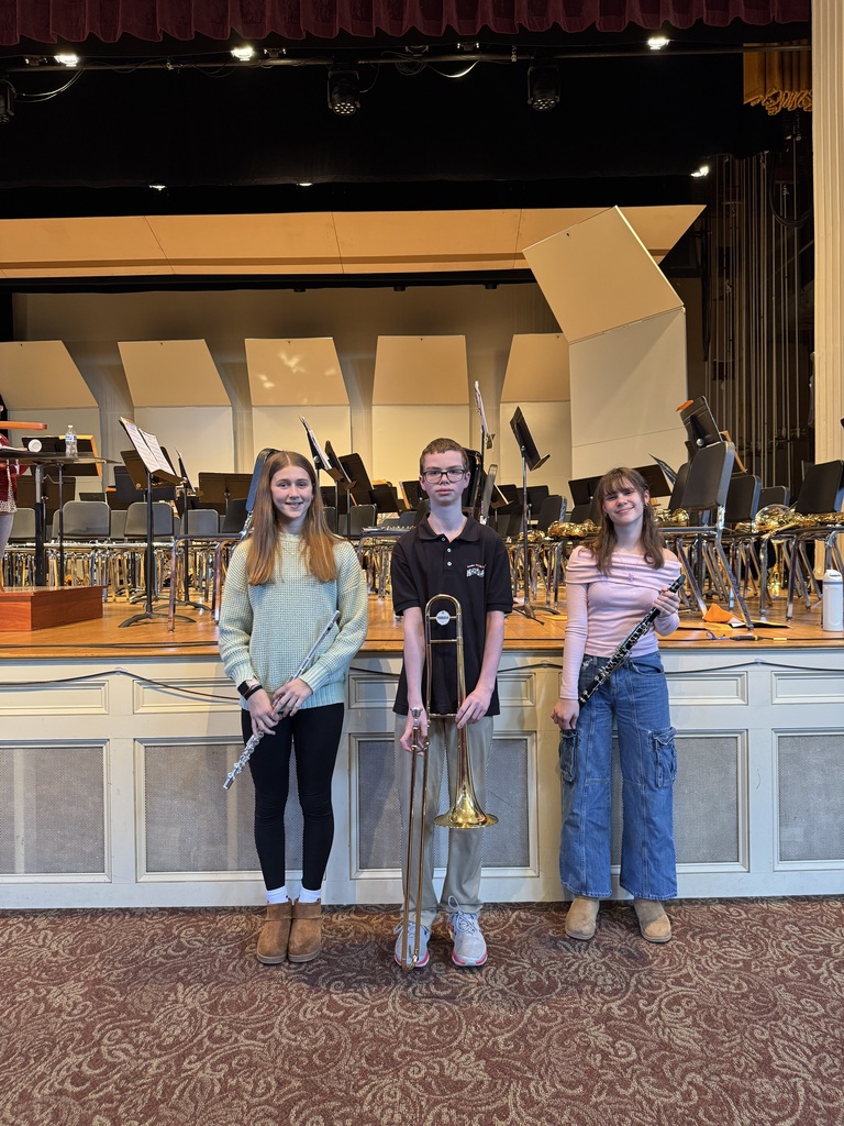 Congrats to our 6th grade students who were selected for this year's Coe College Honor Band!