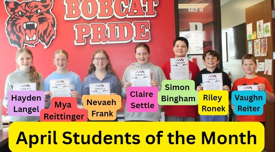 DMS April Students of the Month
