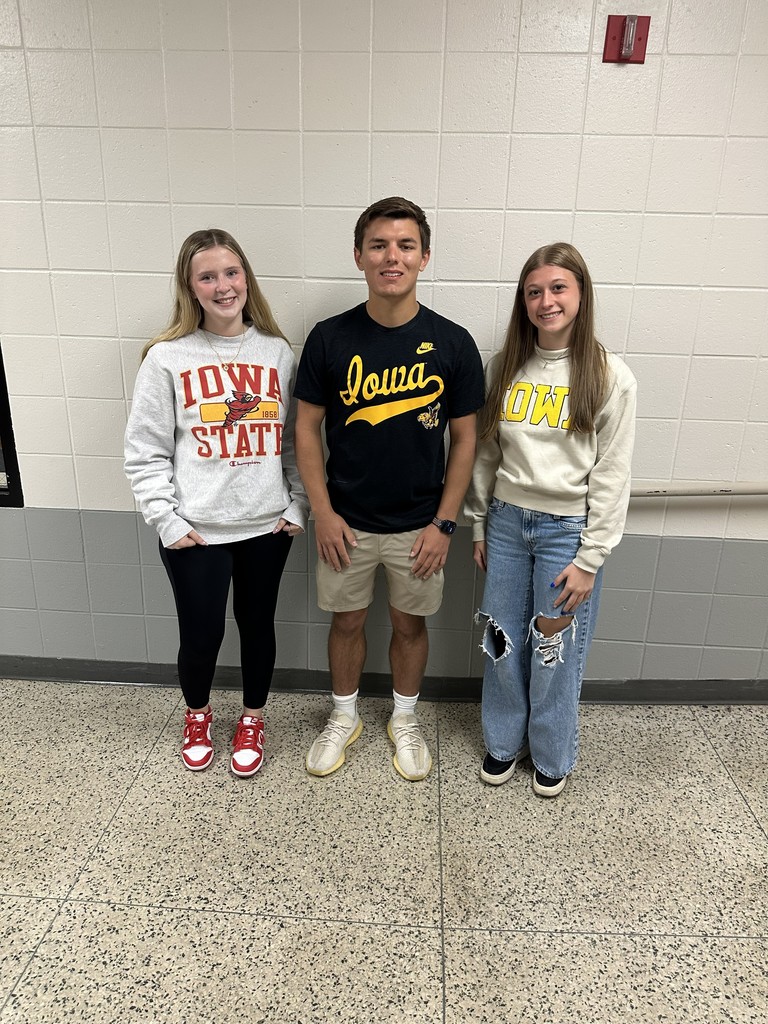 Students smiling.