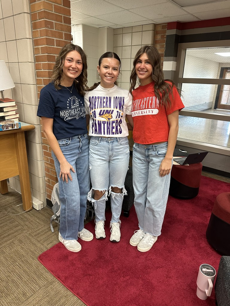 Students smiling.