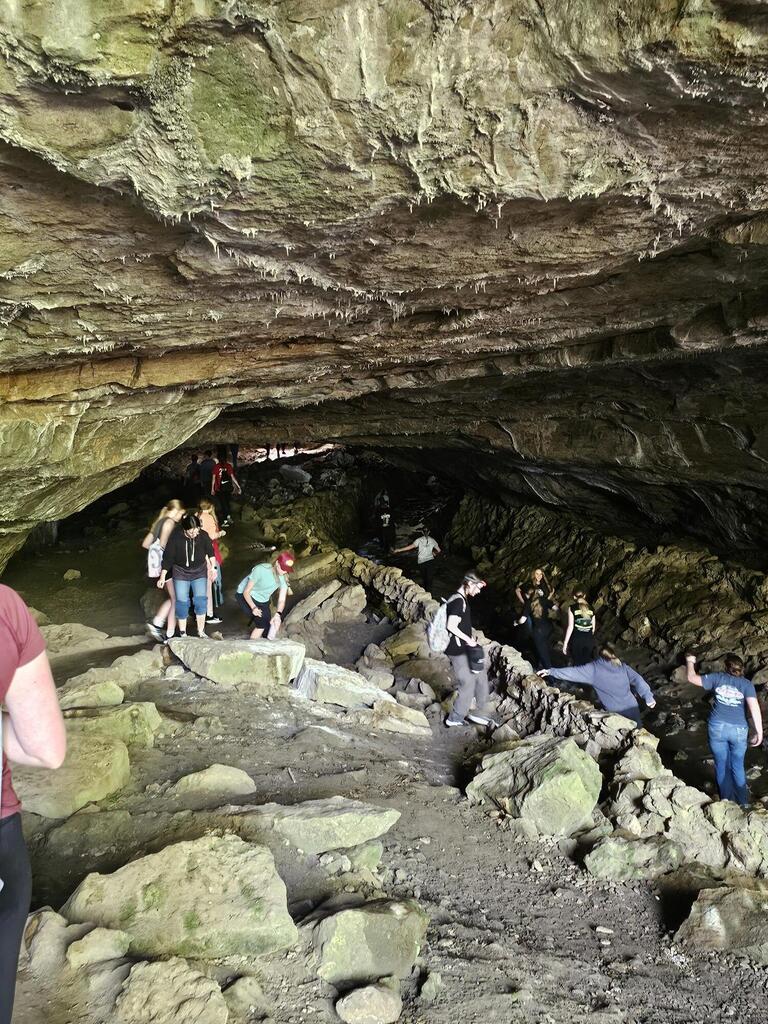 7th grade field trip to Maquoketa Caves