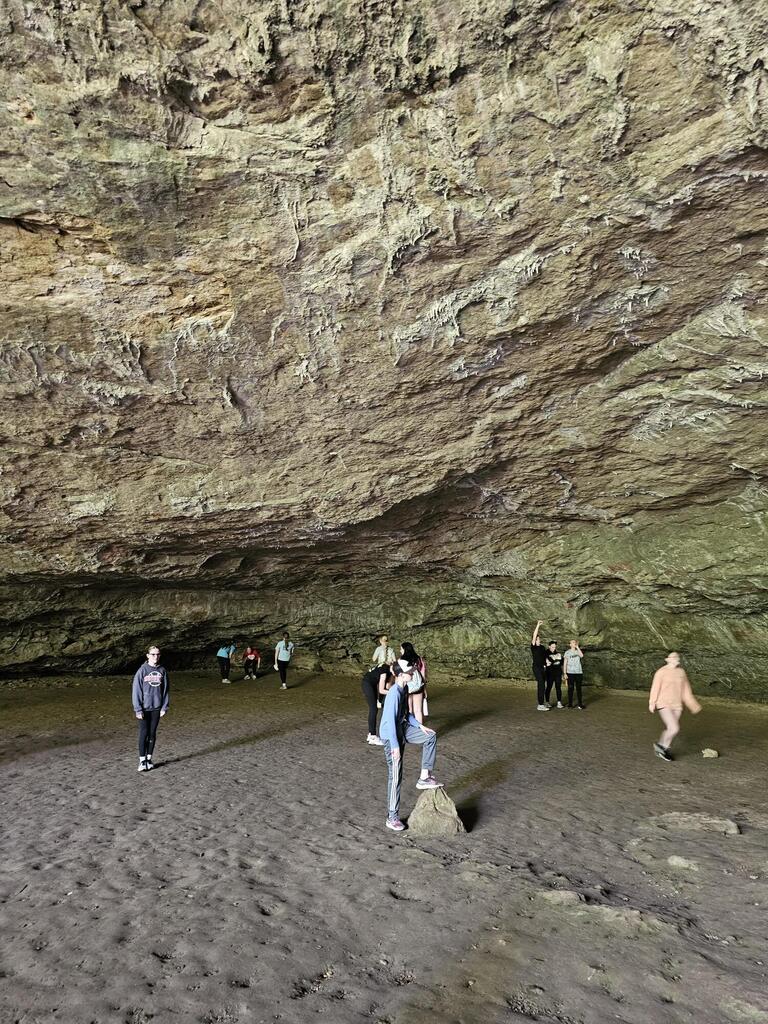 7th grade field trip to Maquoketa Caves