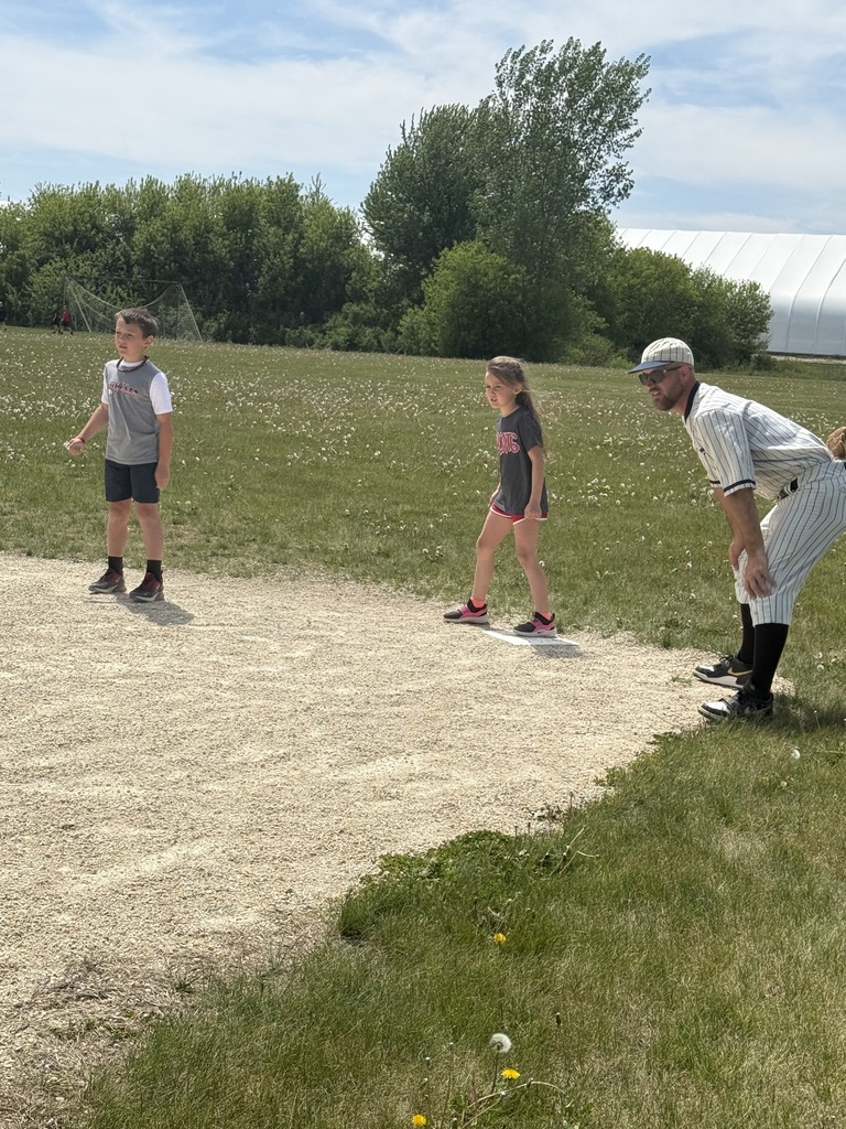 Girl on first base 