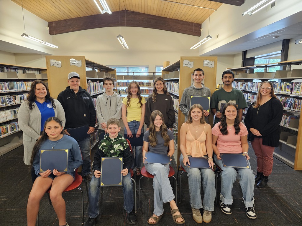 DBQ Optimist Club recognized these students for their growth in Math or Language Arts.